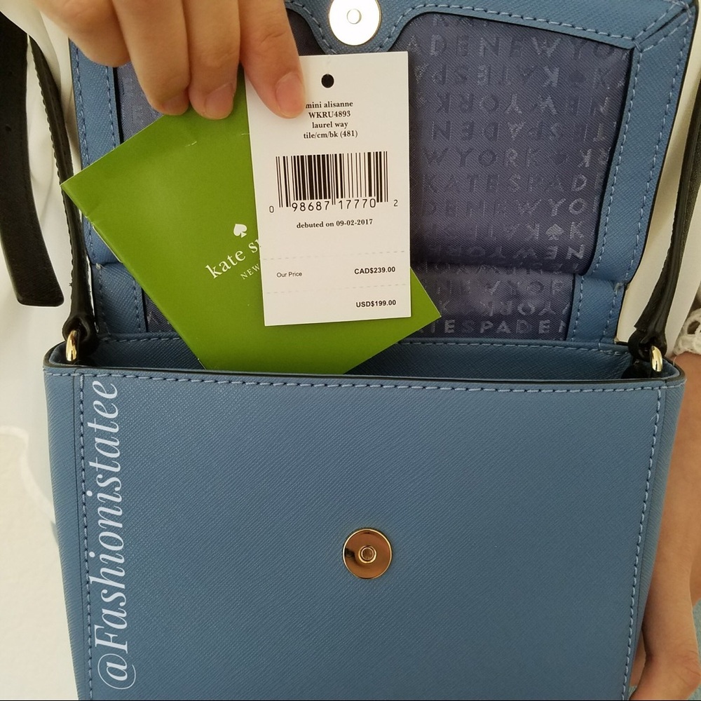 NWT KATE SPADE MINI ALISANNE LAUREL WAY CROSSBODY - Picture 4 of 7